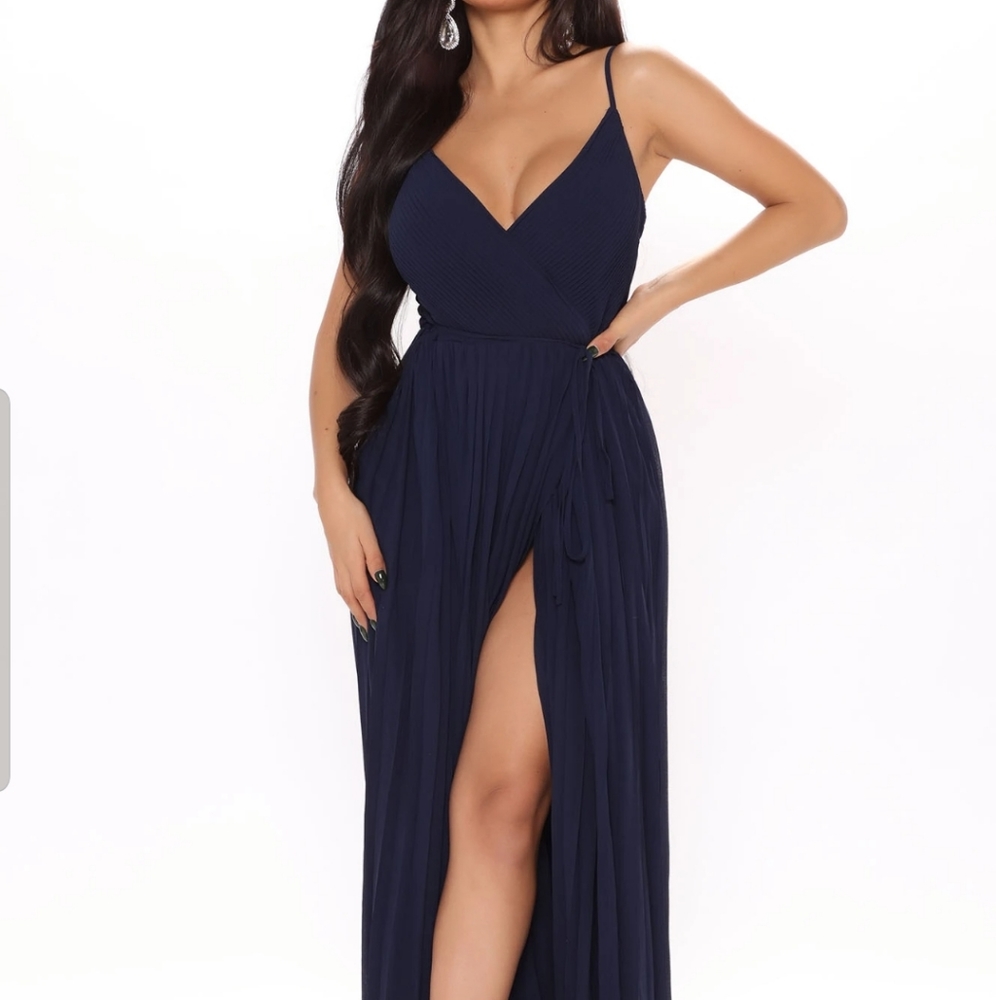 Call On Her Maxi Dress - Navy